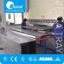 Galvanized Electrical Steel Perforated Cable Tray With CE UL